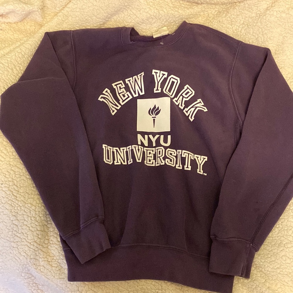 New York university crewneck